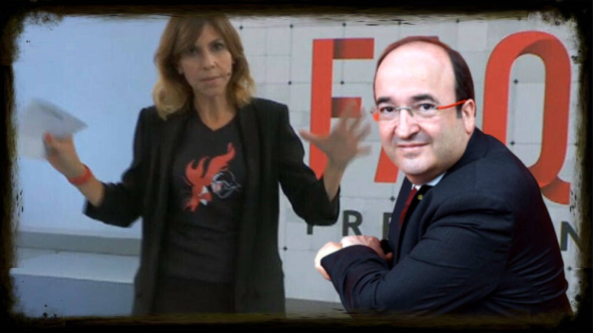 La camiseta de una presentadora de TV3 avergüenza y deja en evidencia a Iceta