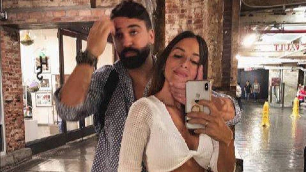 Rocío Osorno y su marido.