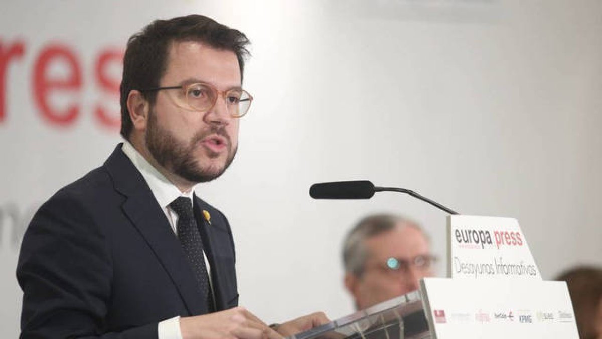 El vicepresidente de la Generalitat, Pere Aragones.