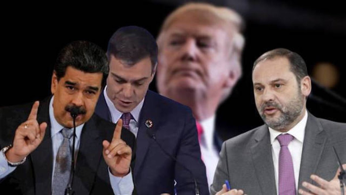 Trump, con los protagonistas del