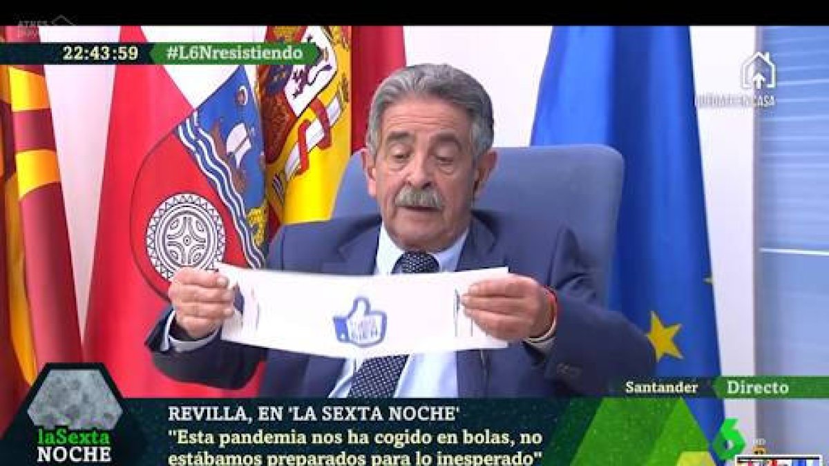 El presidente de Cantabria, Miguel Ángel Revilla