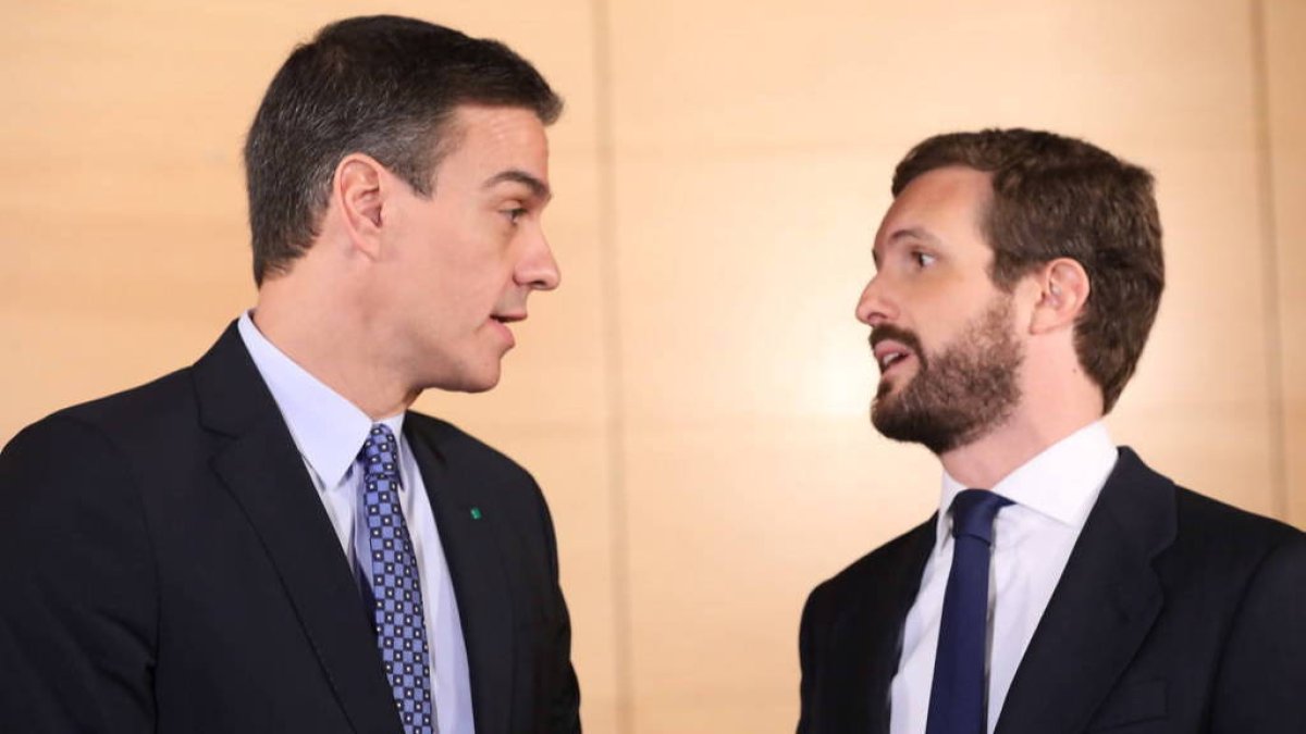 Sánchez y Casado en una imagen de archivo.