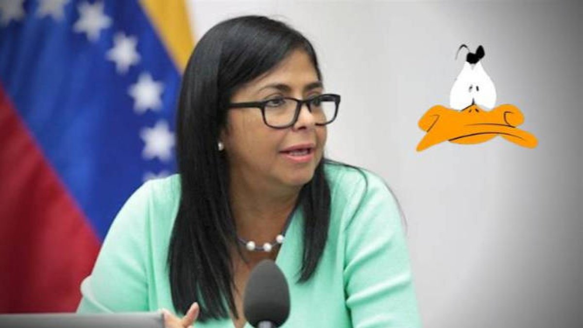Delcy Rodríguez, siempre despierta