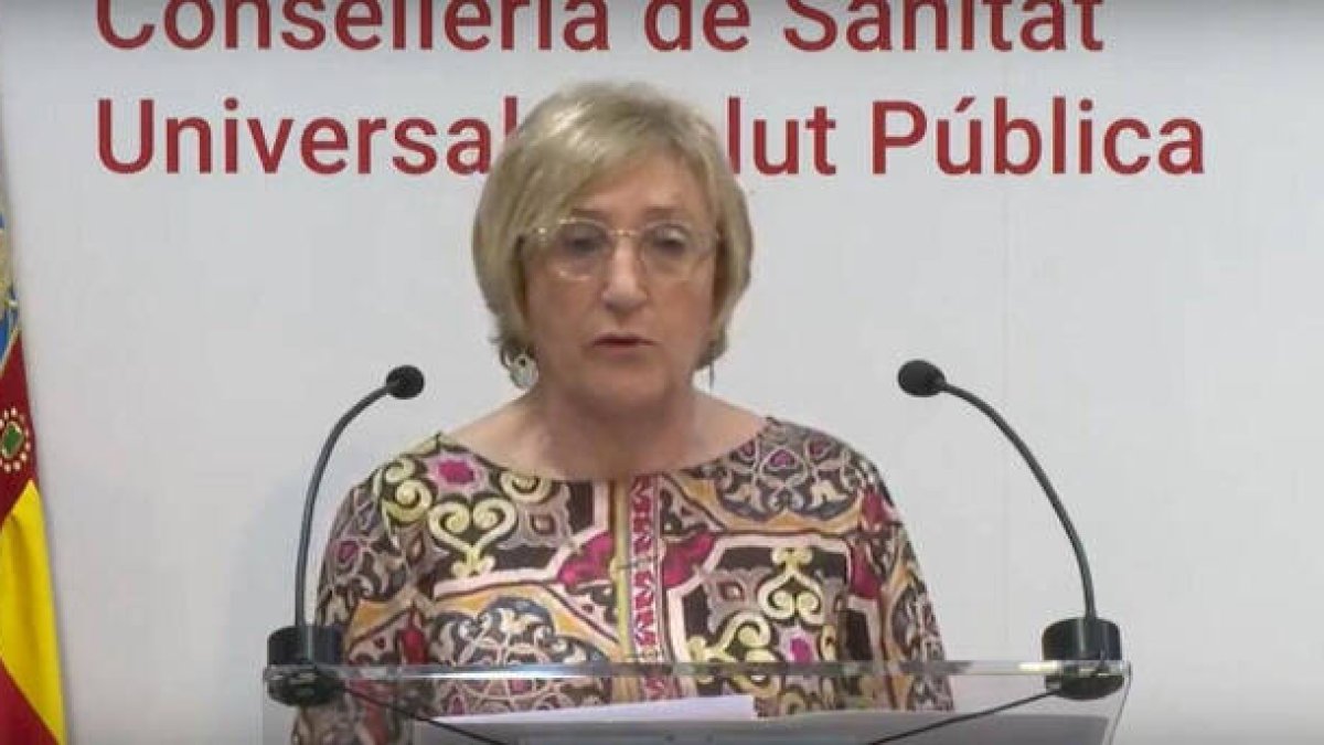 Ana Barceló, consellera de Sanidad