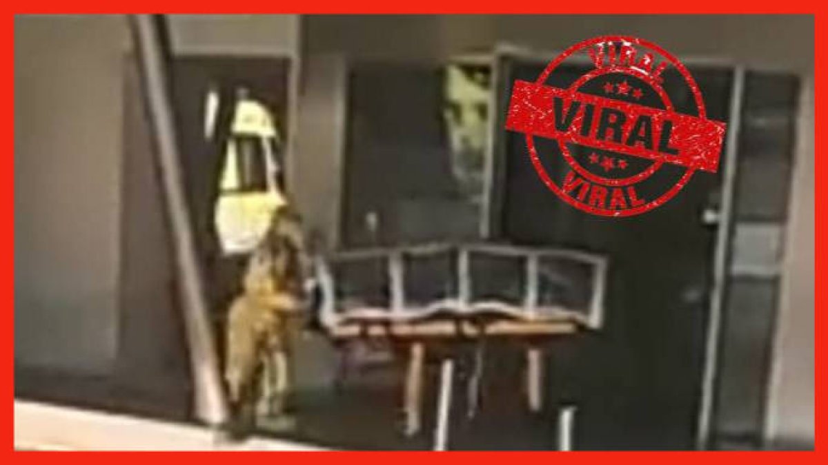 Fragmento del supuesto vídeo del coronavirus en Baracaldo