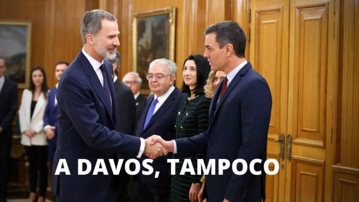 Sánchez desplaza otra vez al Rey en la cita internacional donde más luciría
