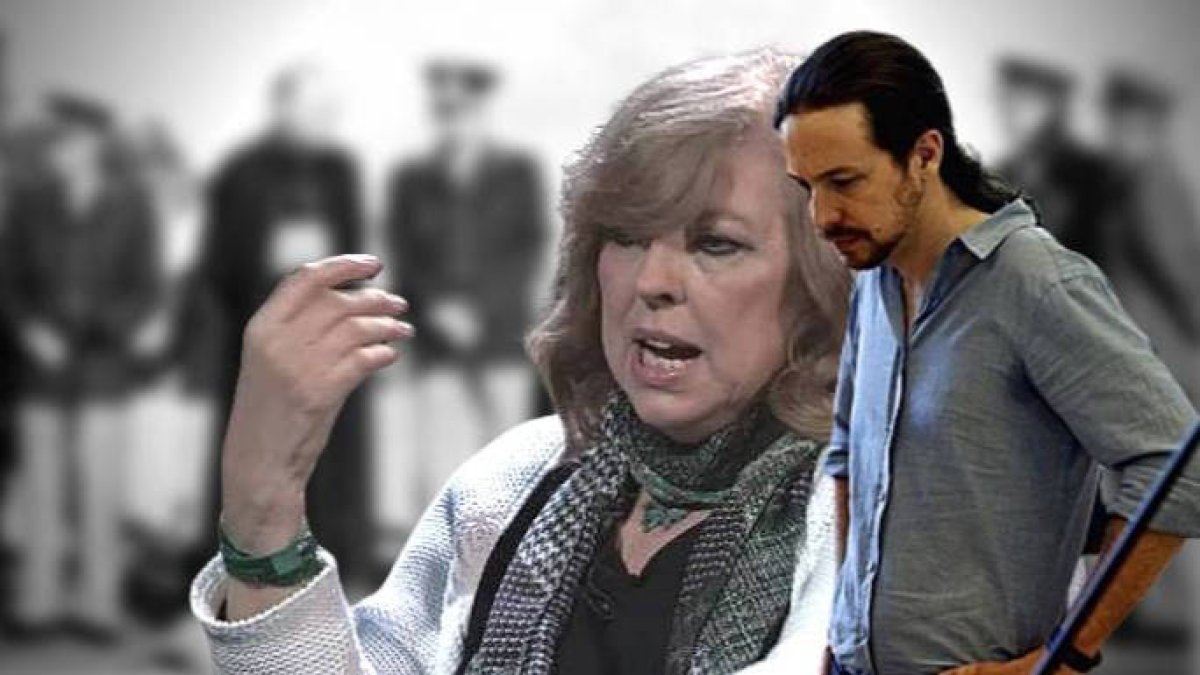 Rosa María Artal, con Pablo Igesias