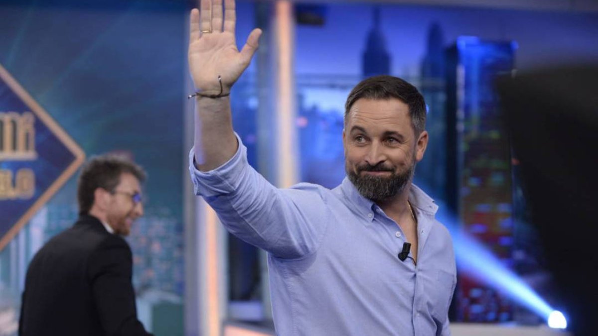 Santiago Abascal con Pablo Motos en