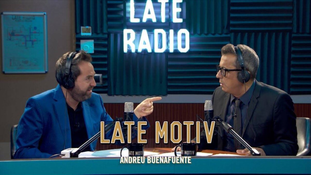 Raúl Pérez juntoa a Andreu Buenafuente en Late Motiv.