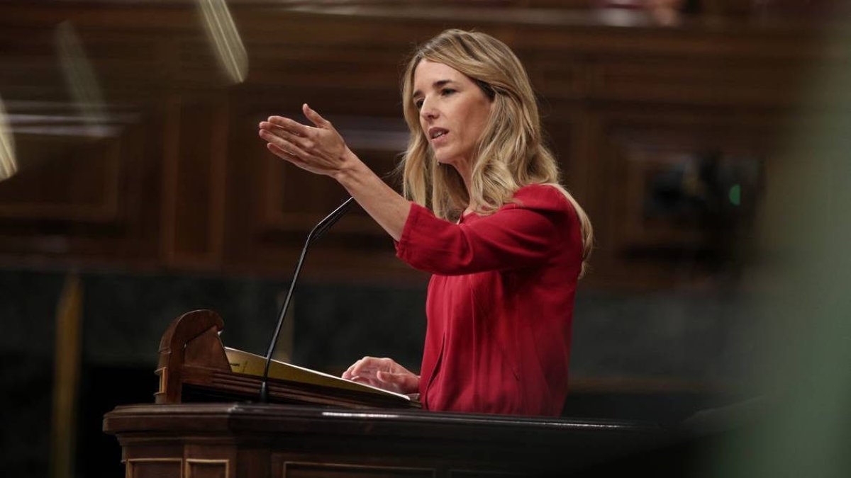 Cayetana Álvarez de Toledo en la sesión del Congreso de los Diputados
