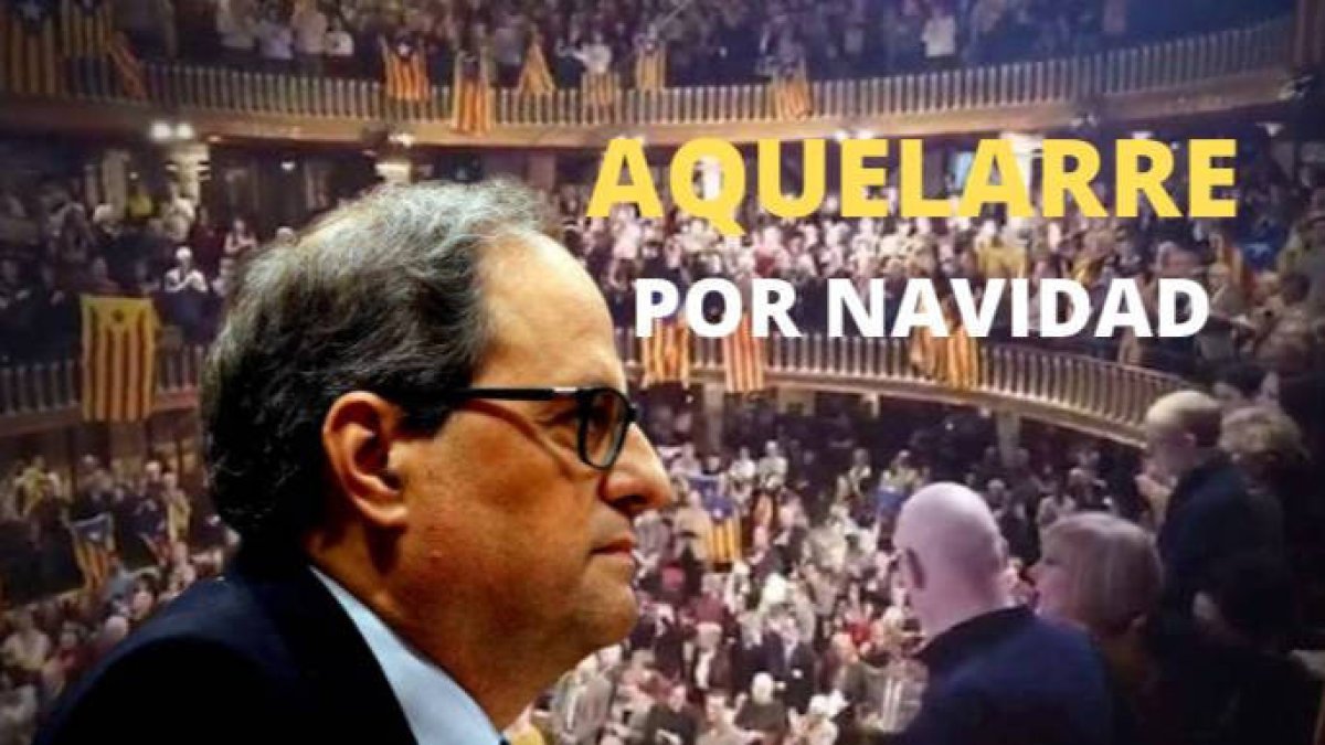 El separatismo convierte hasta un festival navideño en un aquelarre de esteladas