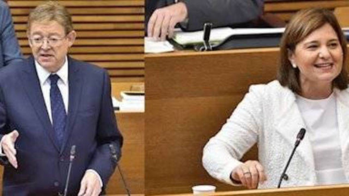 Ximo Puig e Isabel Bonig