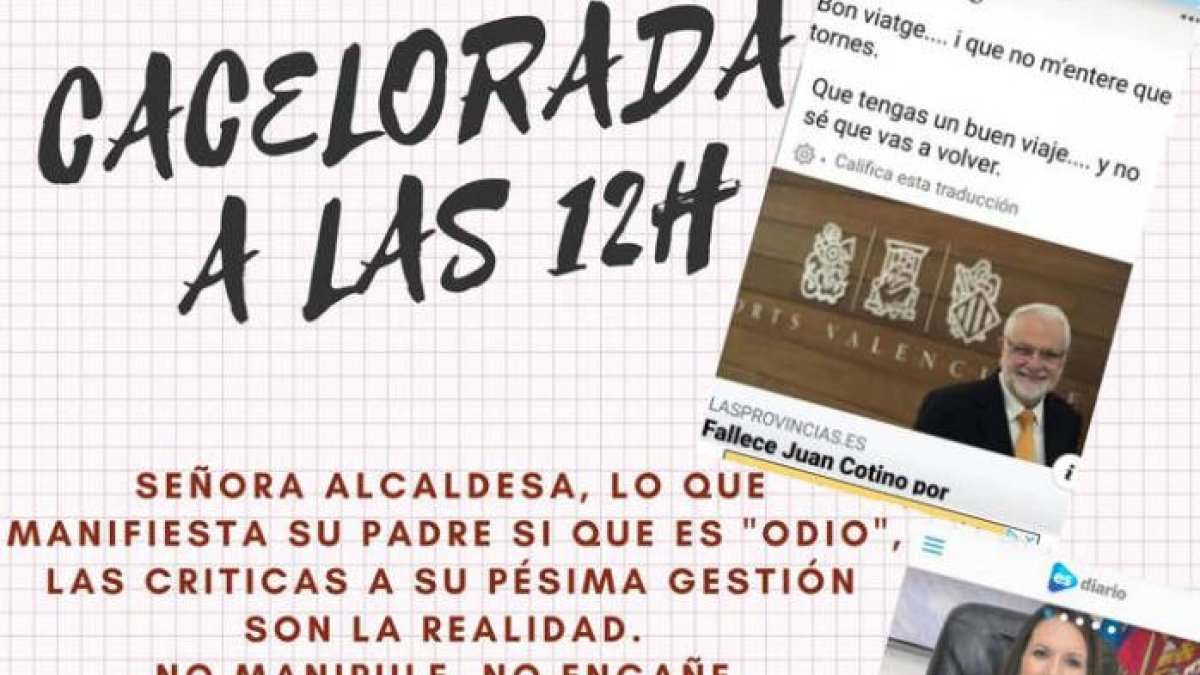 Convocatoria de la cacerolada