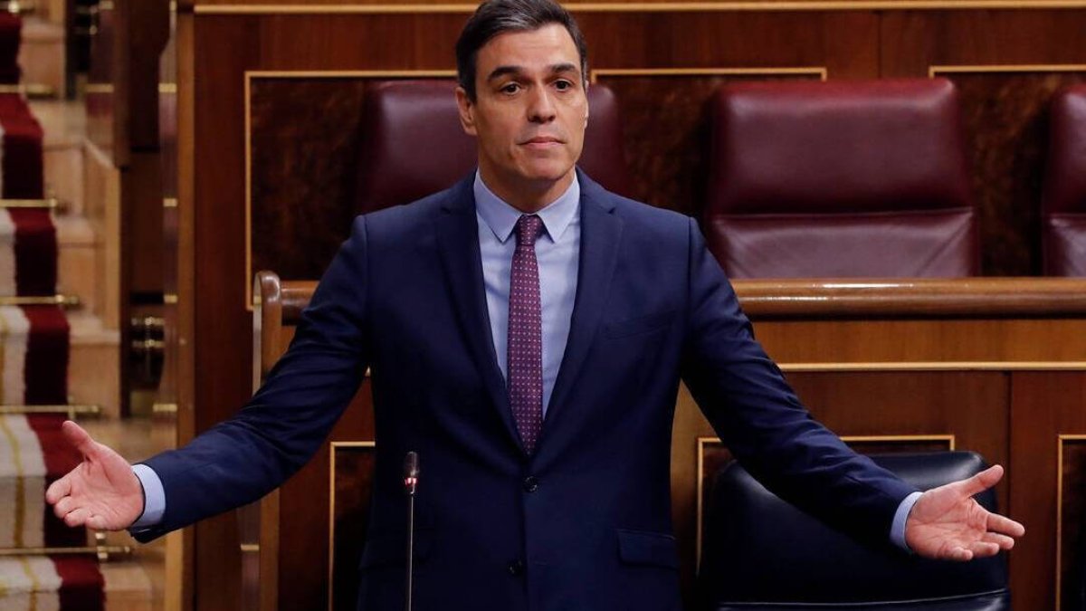 El presidente del Gobierno, Pedro Sánchez