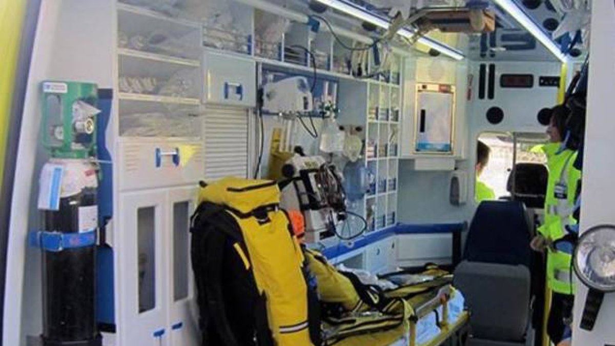 Imagen de archivo de una ambulancia.