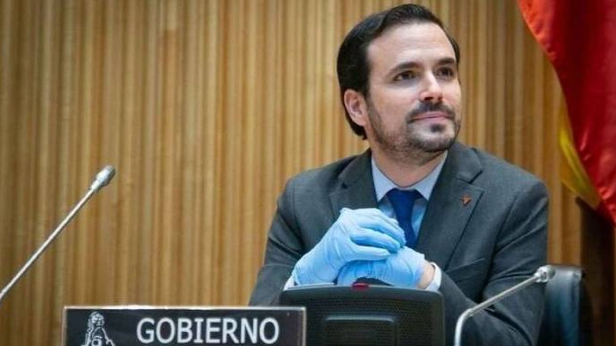 El ministro de Consumo, Alberto Garzón, en una de sus comparecencias en el Congreso.