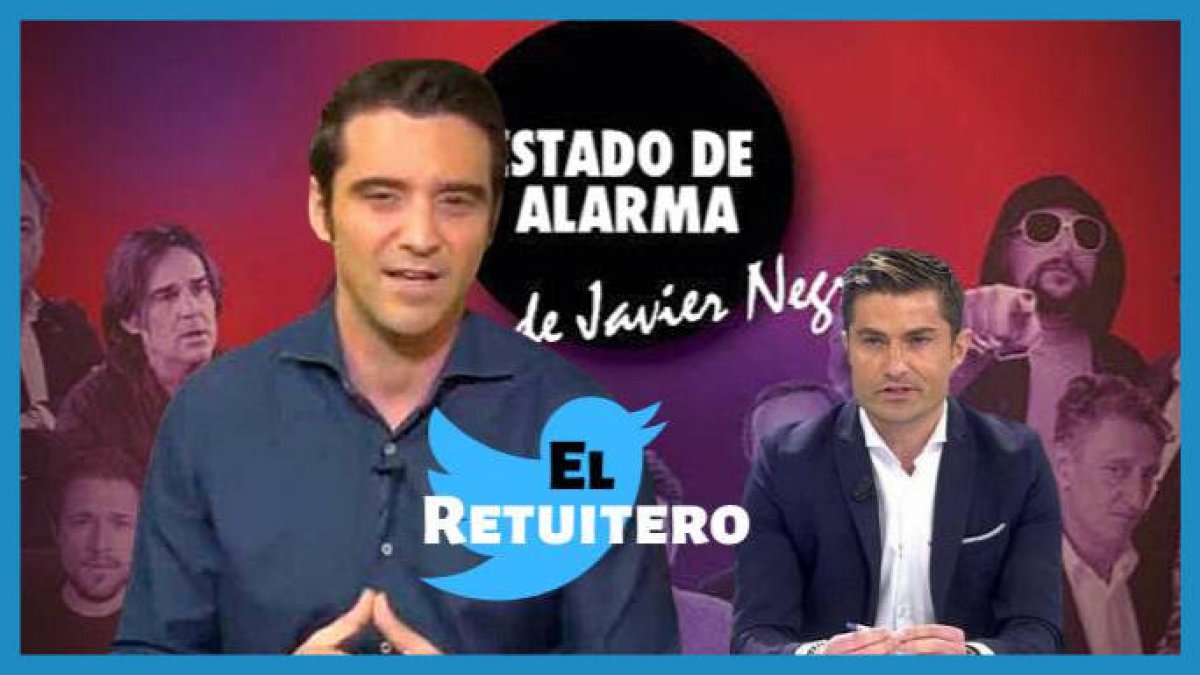 Javier Negre, con un promocional de su canal