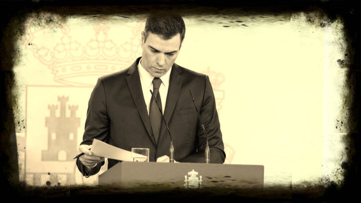 Pedro Sánchez en La Moncloa