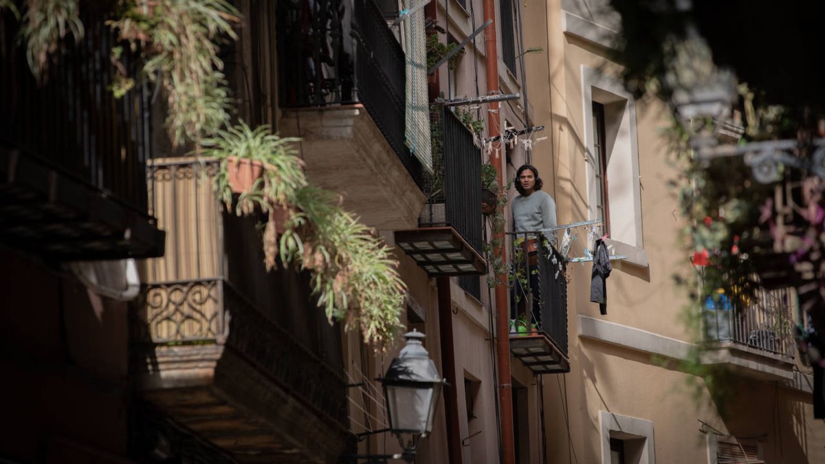 Los balcones son ya un símbolo de esta crisis.