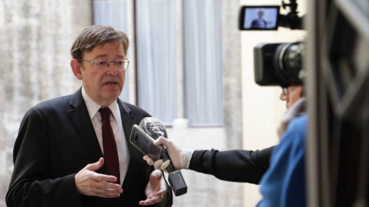 Ximo Puig en el Palau de la Generalitat