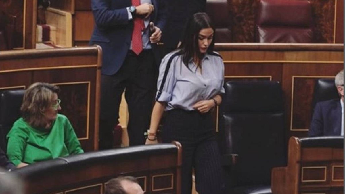 Mireia Borrás, en el Congreso