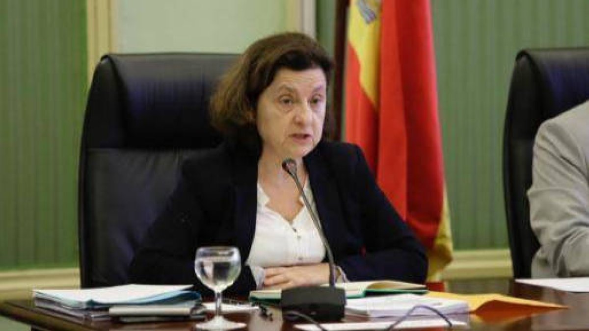 La consejera de Asuntos Sociales, Fina Santiago.