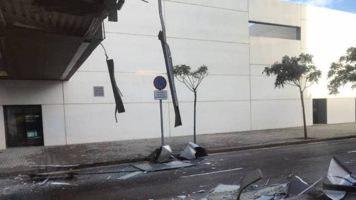 Pasarela de La Fe afectada