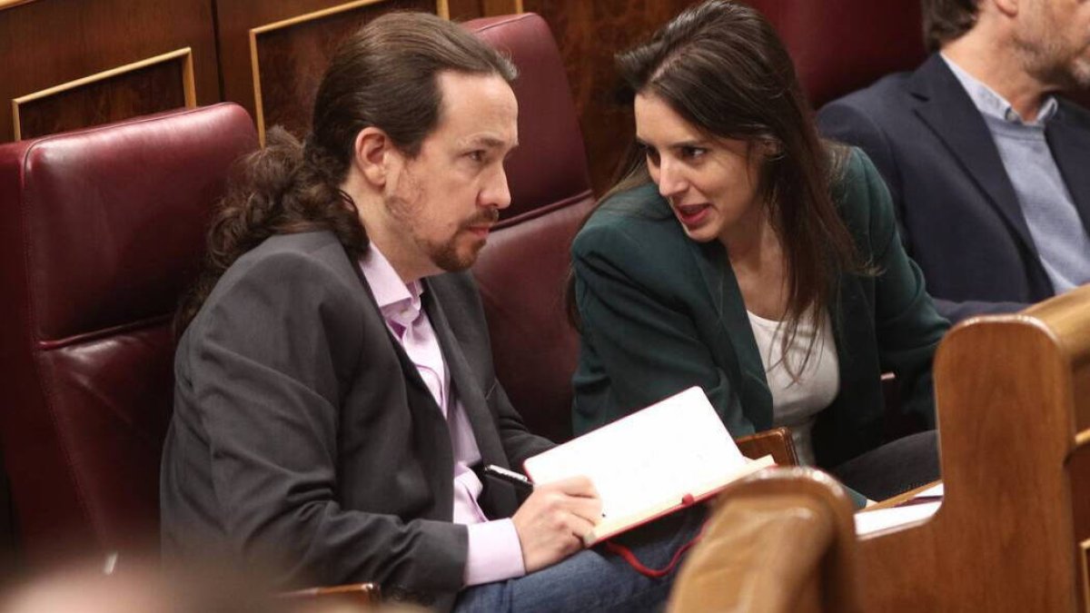 Pablo Iglesias e Irene Montero