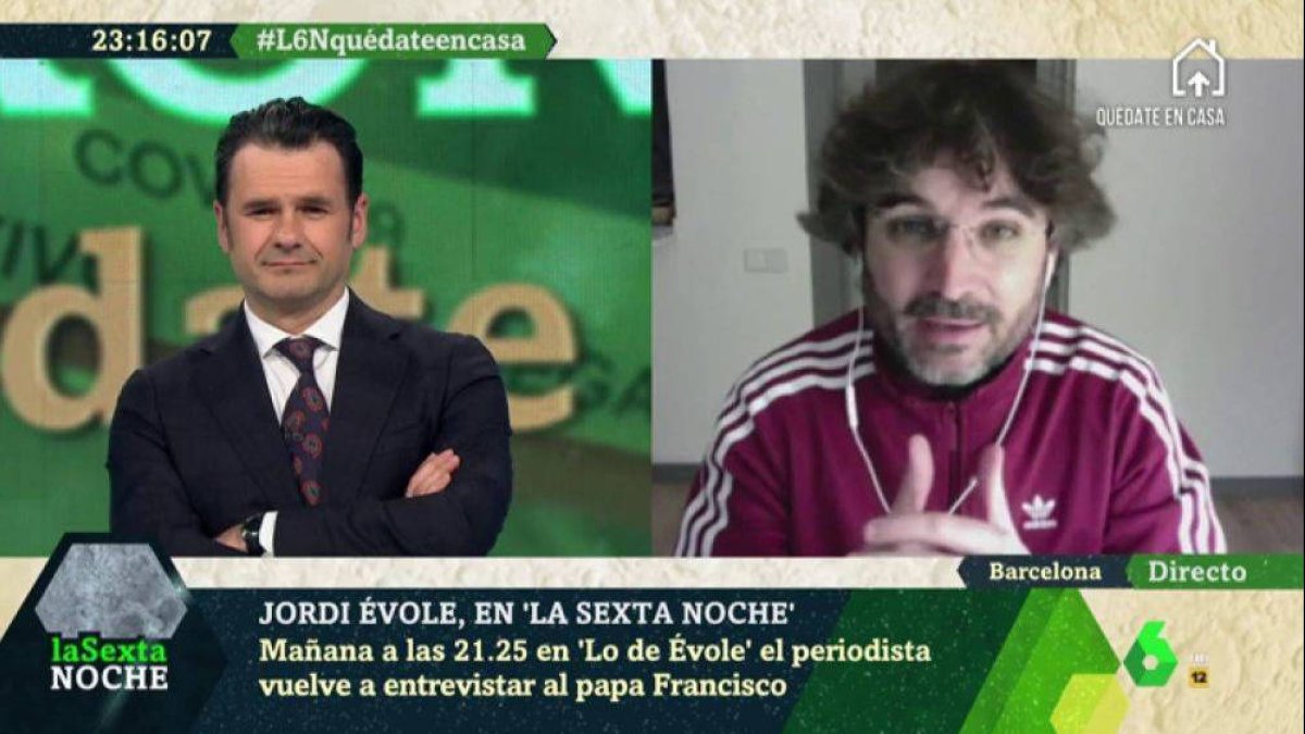 Evole confiesa que lleva fatal el teletrabajo