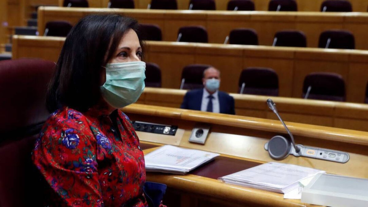 Margarita Robles, el miércoles en el Congreso
