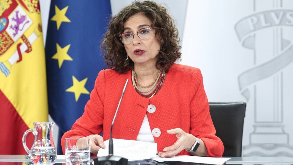 La portavoz del Gobierno, María Jesús Montero