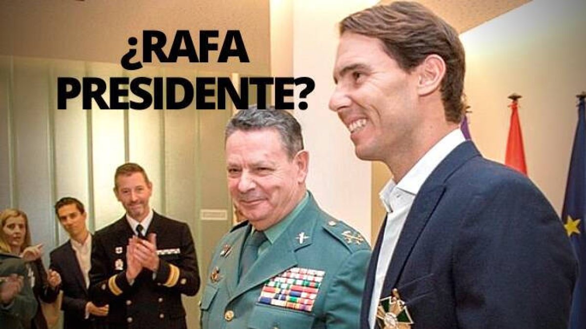 Rafa Nadal, condecorado por la Guardia Civil hace semanas