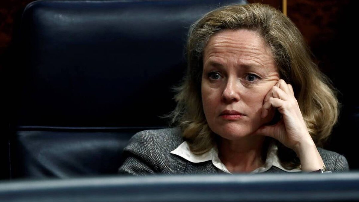 La vicepresidenta del Gobierno, Nadia Calviño