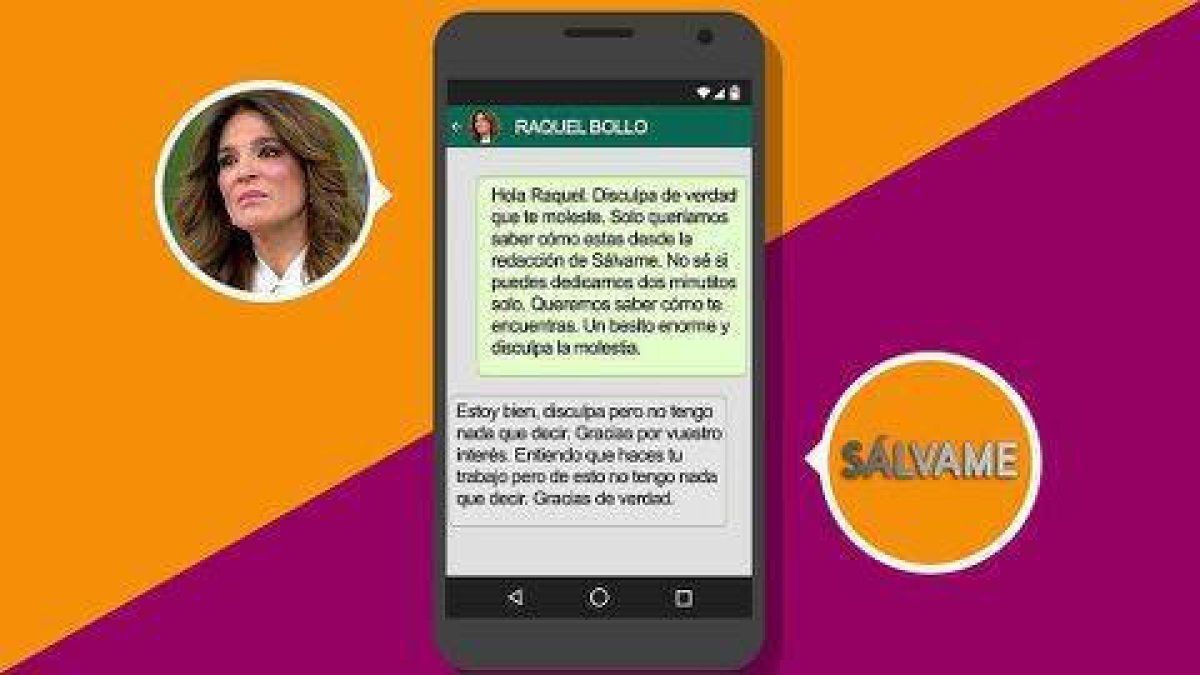 Raquel Bollo destapa por Whatsapp la jugarreta más fea que le hizo Telecinco