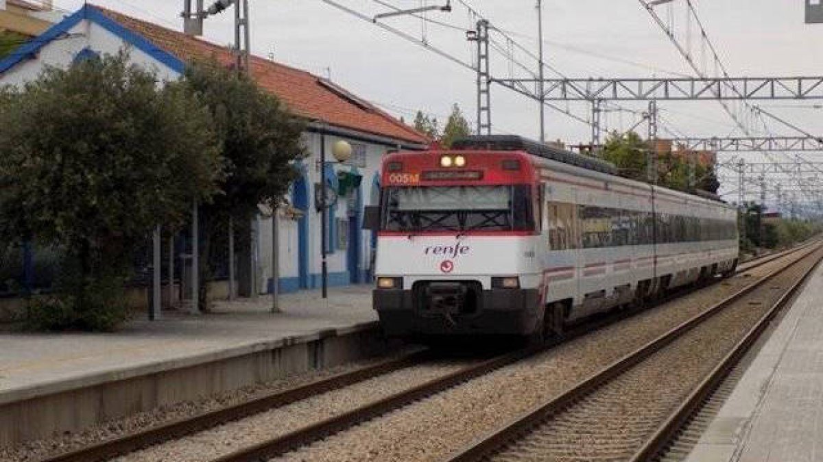 Tren de cercanías.