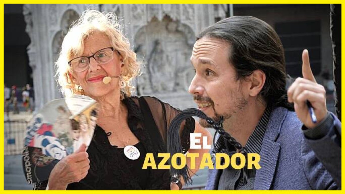 Manuela Carmena y Pablo Iglesias