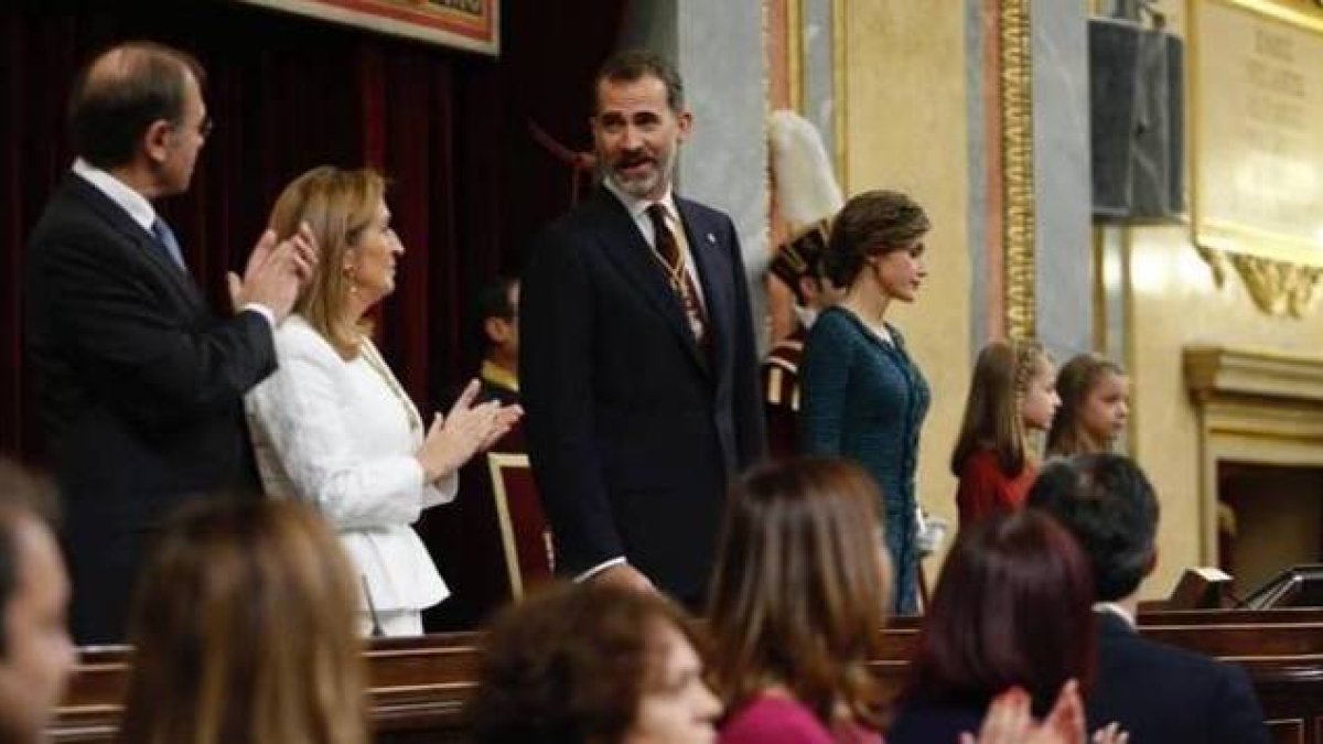 El Rey, en la solemne apertura de la pasada legislatura.