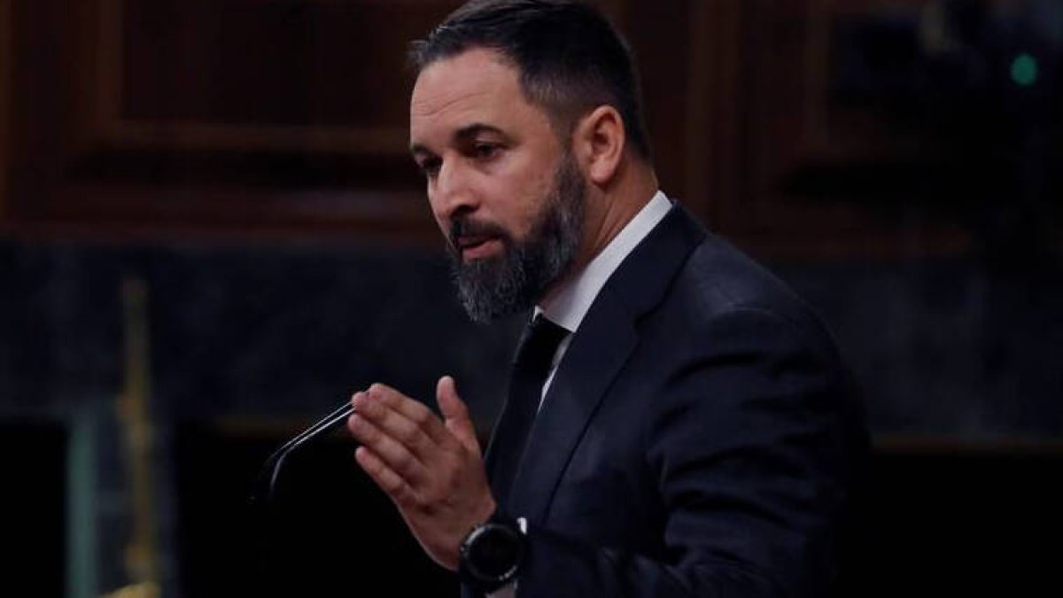 Santiago Abascal en el Congreso de los Diputados