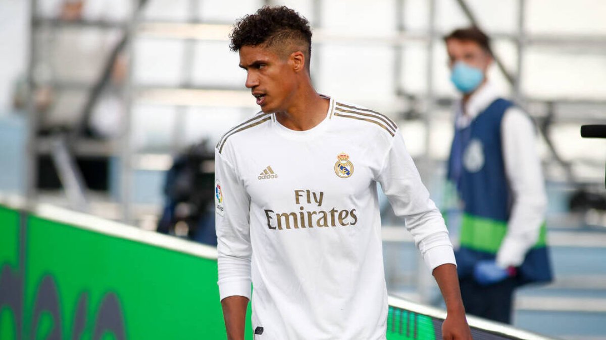 Raphael Varane, en un encuentro del Real Madrid.