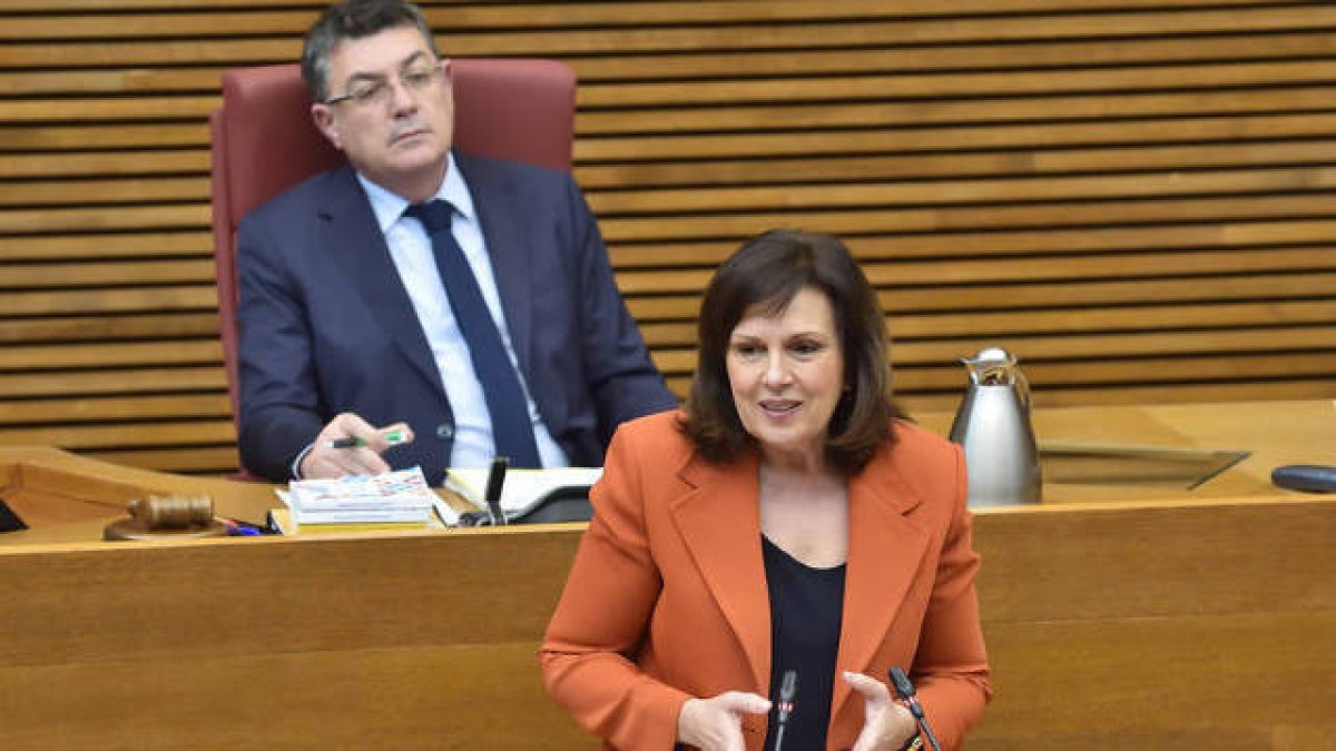 La portavoz socialista de sanidad, Carmen Martínez.