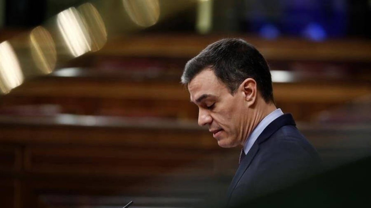 El presidente del Gobierno, Pedro Sánchez