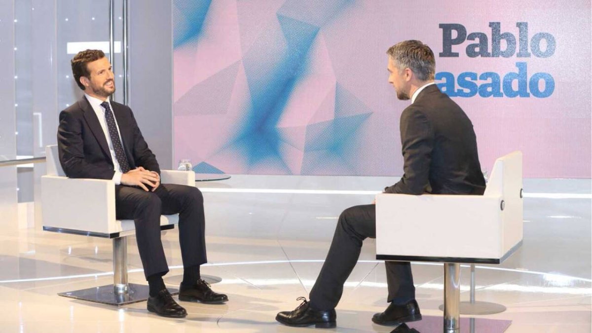 Una entrevista de Franganillo a Casado al comienzo del año.