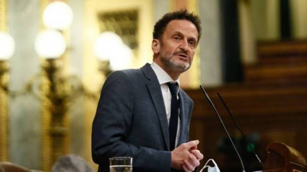 El portavoz adjunto de Cs, Edmundo Bal, este miércoles en el Congreso.