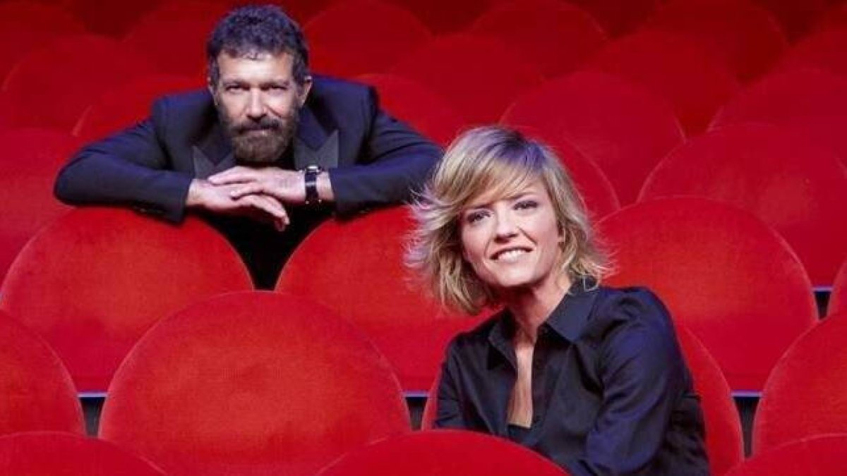 María Casado con Antonio Banderas