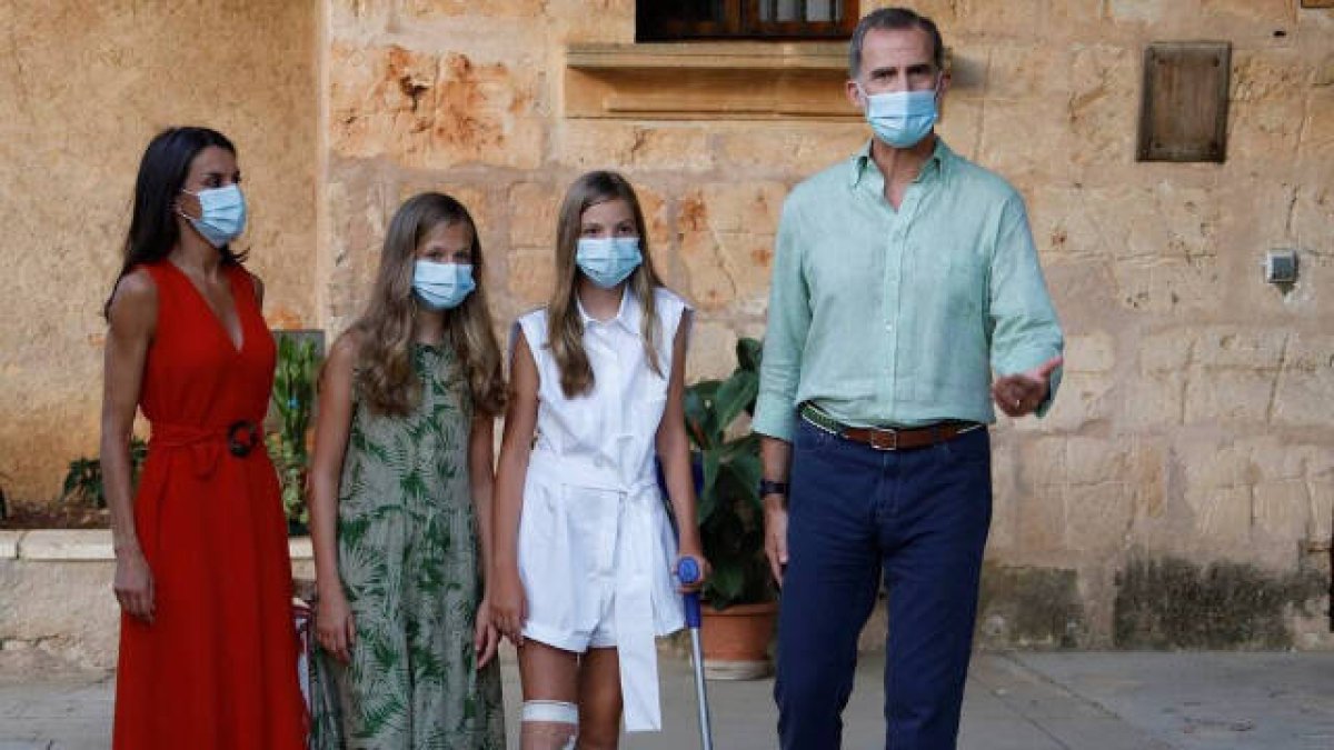 La Familia Real en Palma.