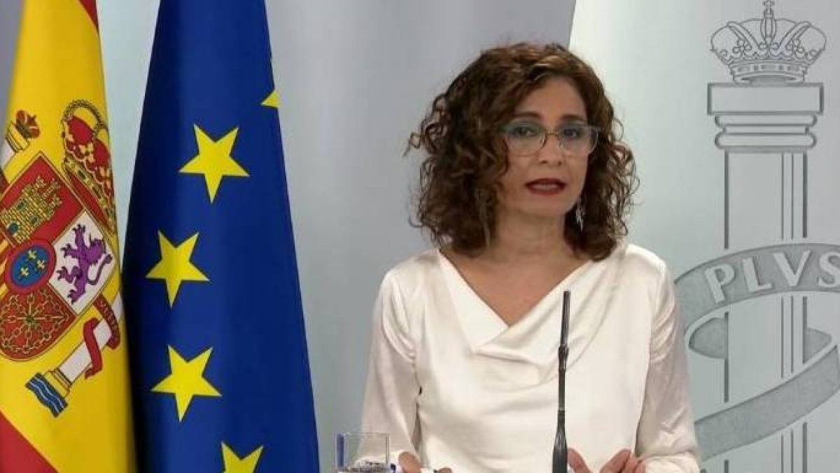 La ministra portavoz, este viernes en La Moncloa.