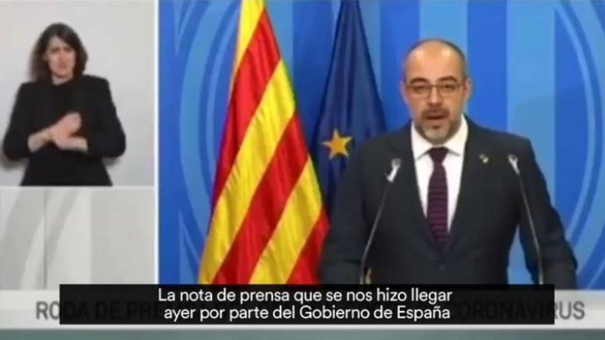El consejero de Interior de la Generalitat, Miquel Buch.