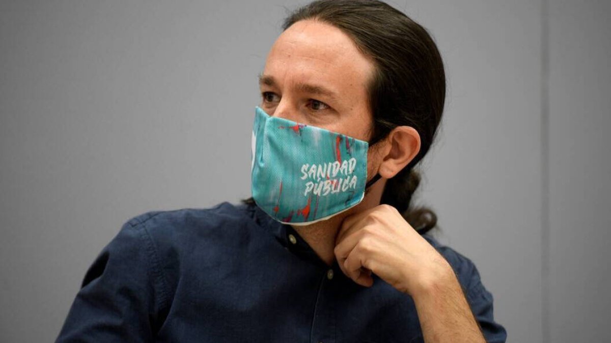 El vicepresidente del Gobierno, Pablo Iglesias.