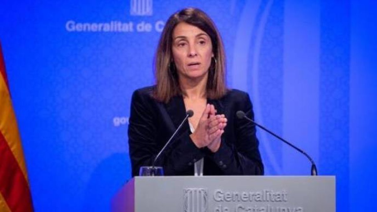 La portavoz de la Generalitat, Meritxell Budó.