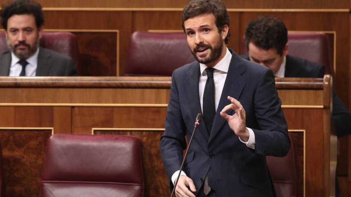 Pablo Casado en el Congreso de los Diputados